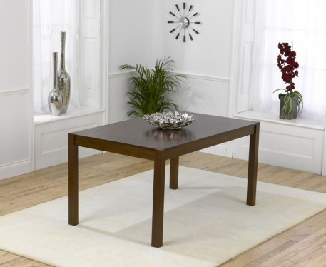 Product photograph of Oxford Dark Solid Oak 150cm Dining Table from Oak Furniture Superstore