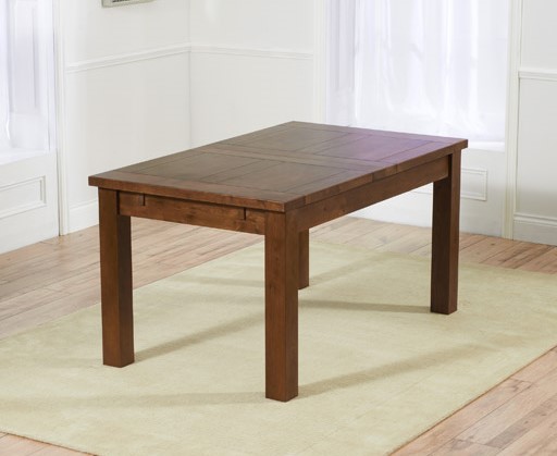Product photograph of Extending Normandy 150cm Dark Oak Dining Table from Oak Furniture Superstore