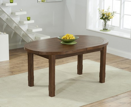 Product photograph of Chelsea Dark Oak Extending Dining Table from Oak Furniture Superstore
