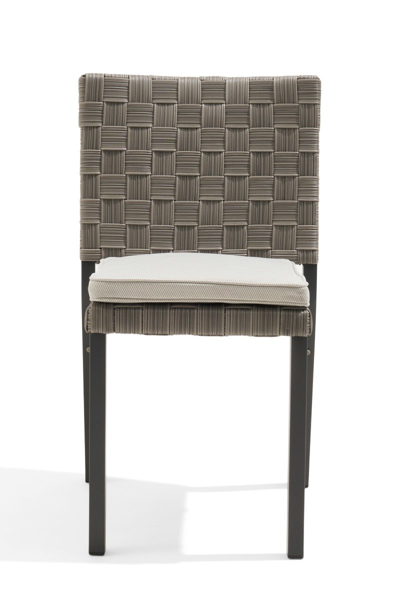 An image of Gardenia Grey Garden Chairs - Grey