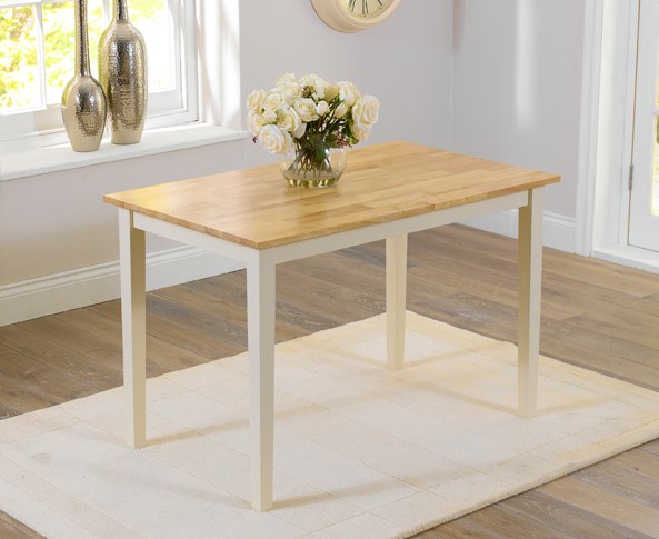 Product photograph of Chiltern Painted Dining Table from Oak Furniture Superstore