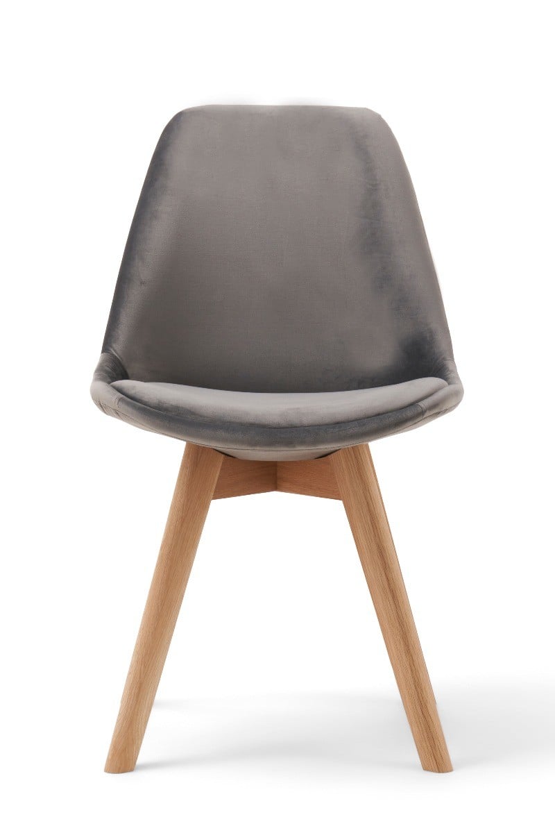 Orson Grey Velvet Dining Chairs