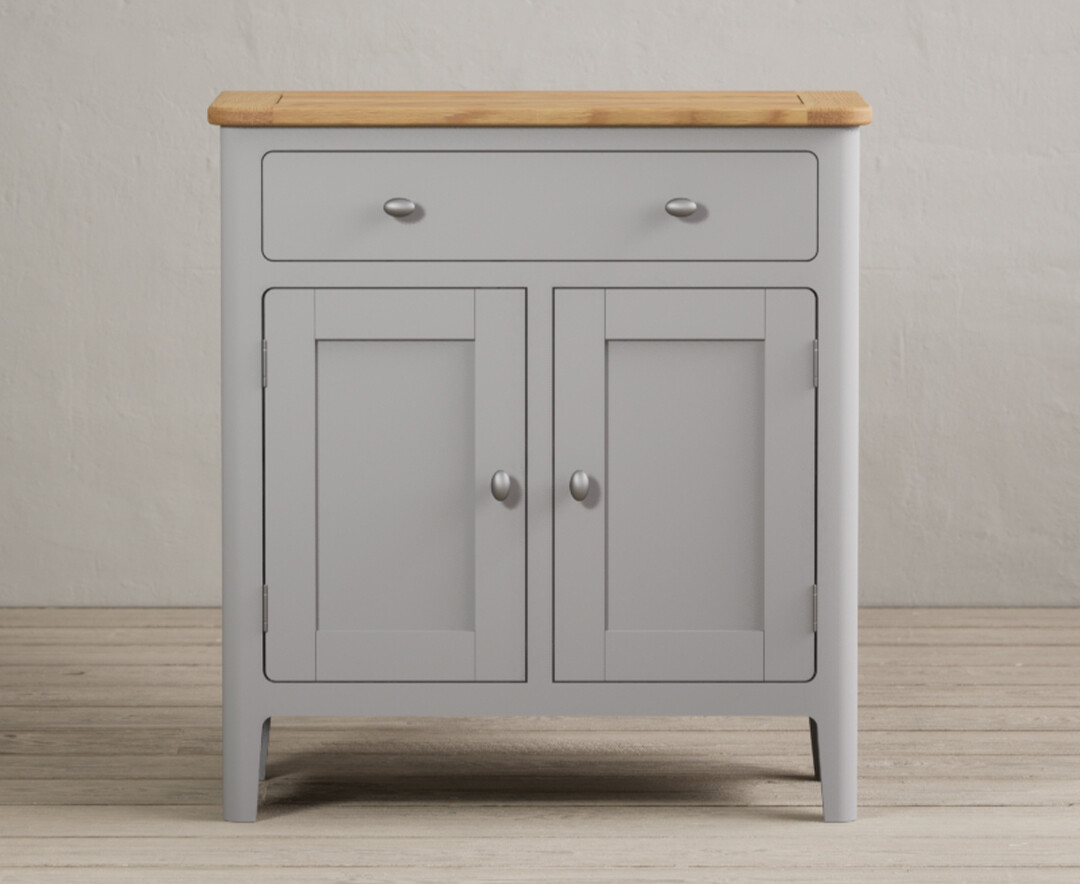 Loxton Oak And Light Grey Painted Hallway Sideboard