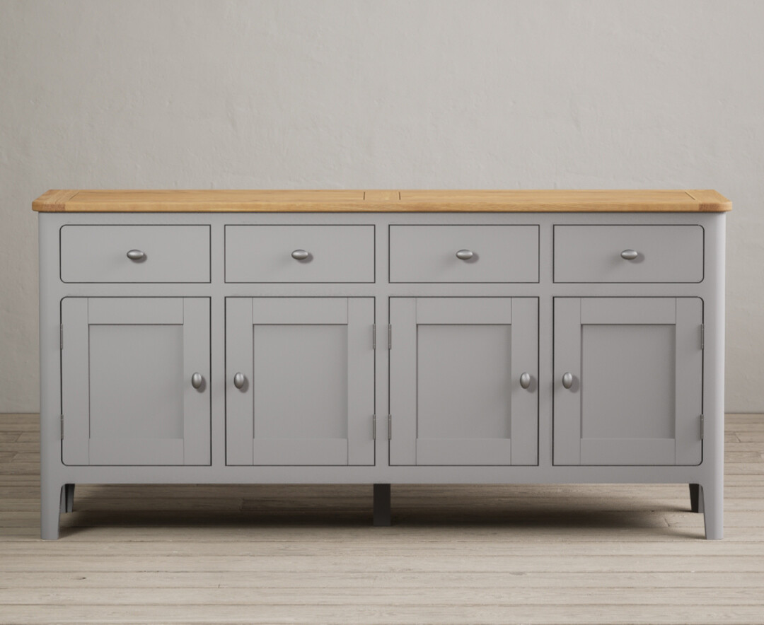 Loxton Oak And Light Grey Painted Extra Large Sideboard