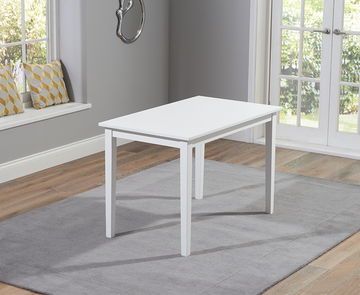 Photo 2 of Chiltern 114cm white painted dining table