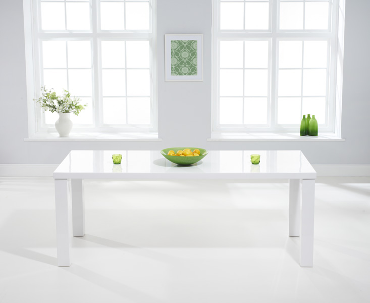 Photo 1 of Atlanta 200cm white high gloss dining table