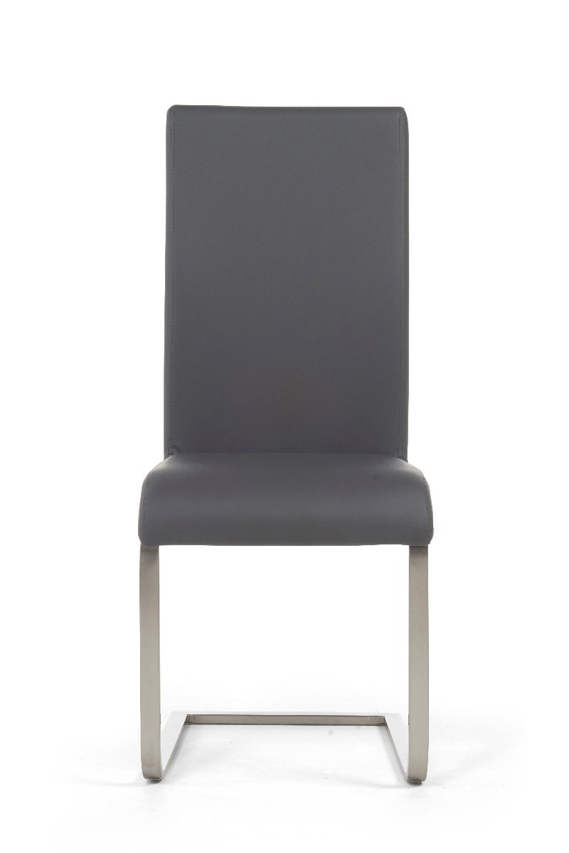 Photo 1 of Austin grey faux leather dining chairs