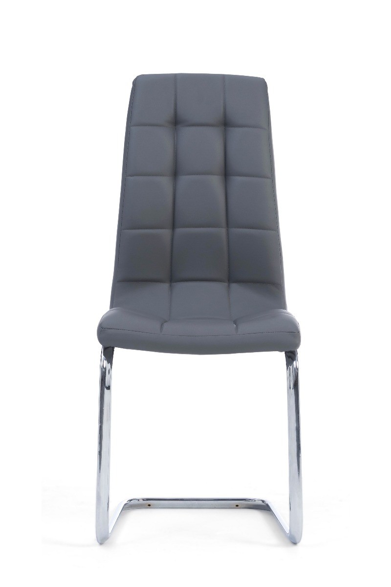 Photo 1 of Vigo grey faux leather dining chairs