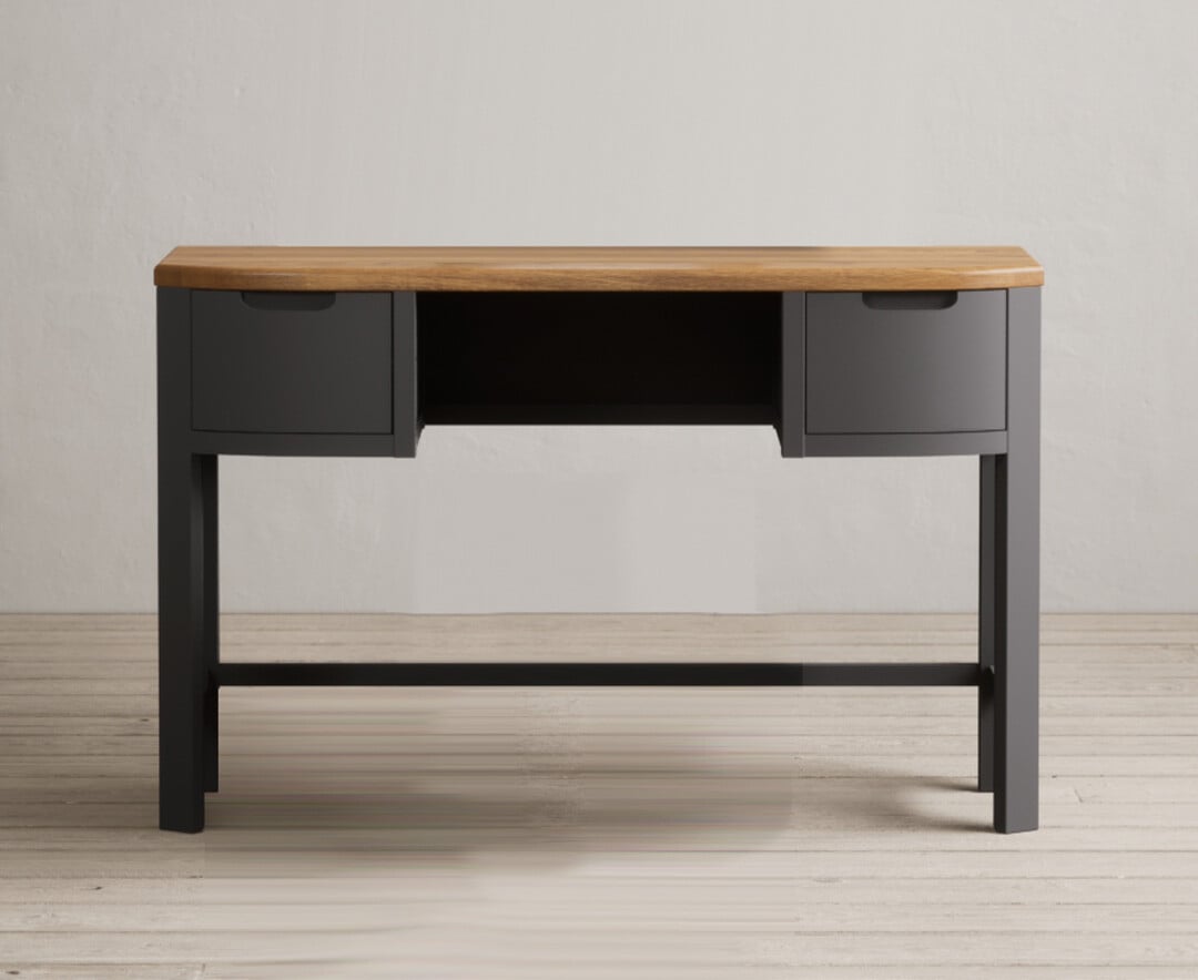 Bradwell Oak And Charcoal Grey Painted Dressing Table