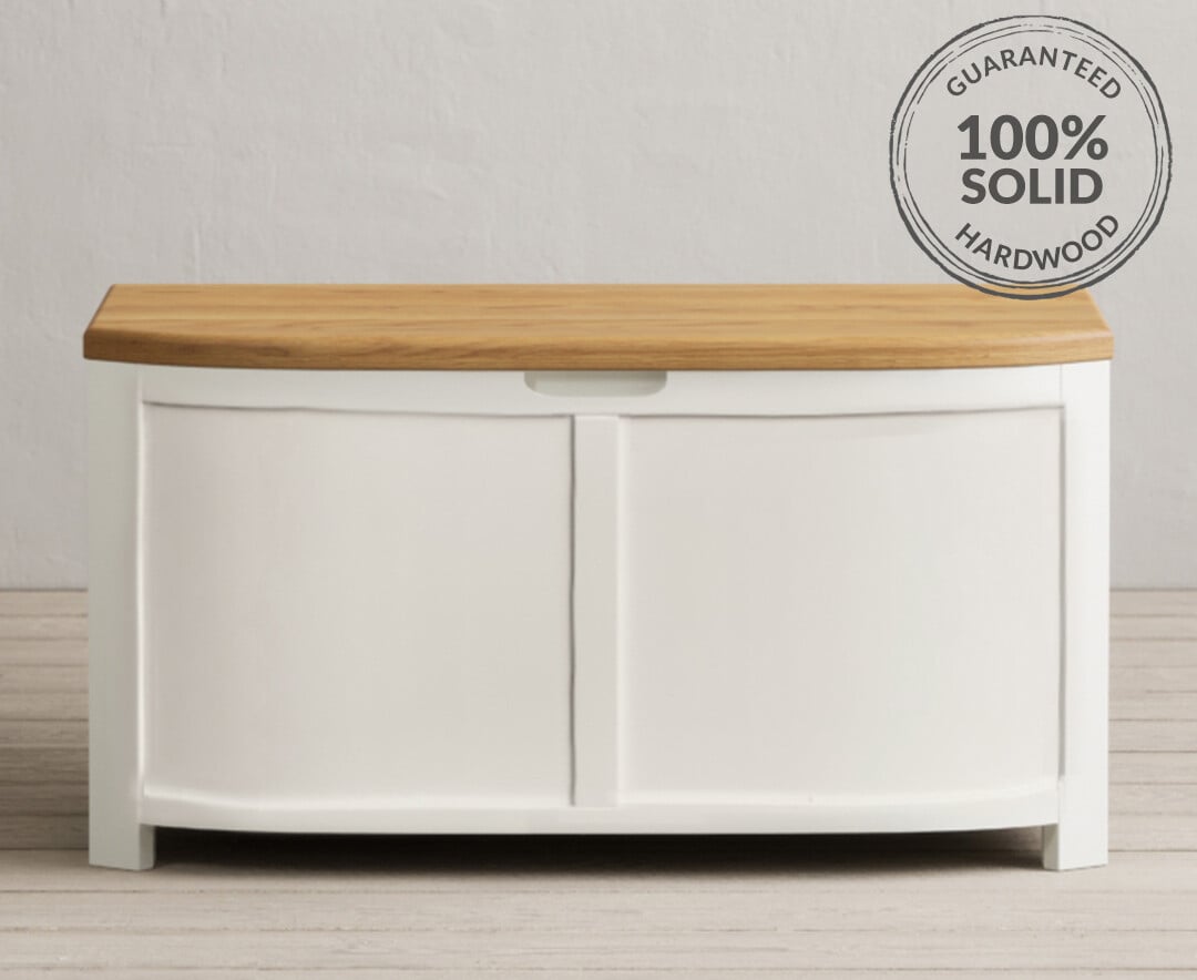 Ivory blanket box deals