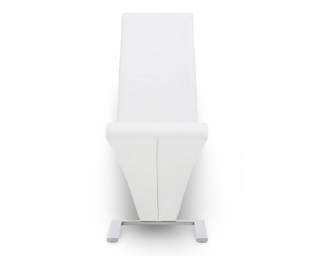 Product photograph of White Aldo Chairs from Oak Furniture Superstore