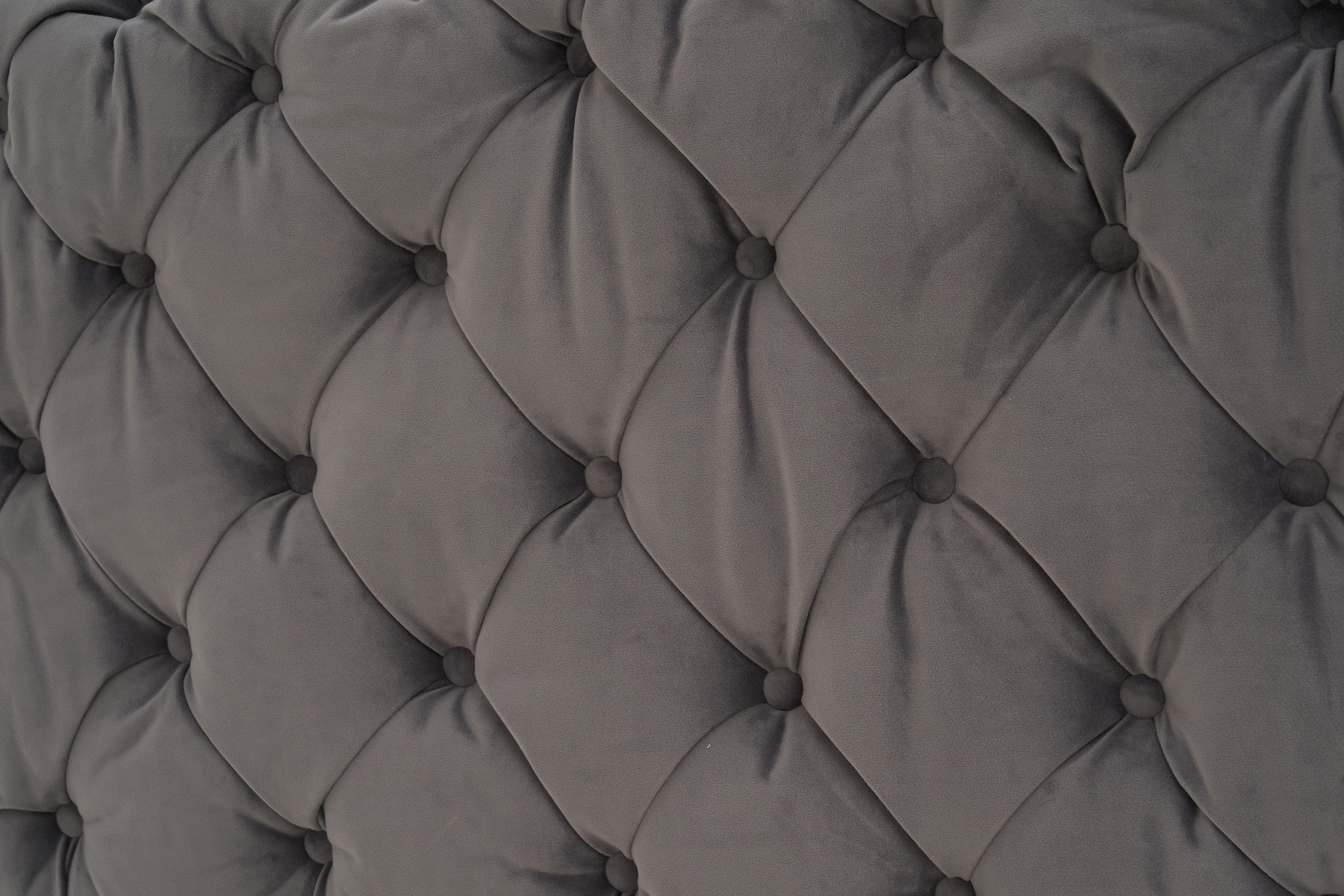 Photo 3 of Alara light grey velvet 2 seater sofa