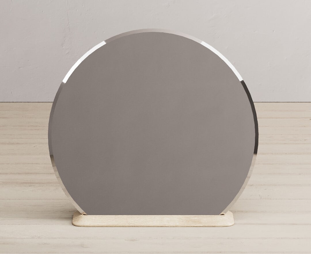 Ancona Oak And Soft Green Painted Dressing Table Mirror