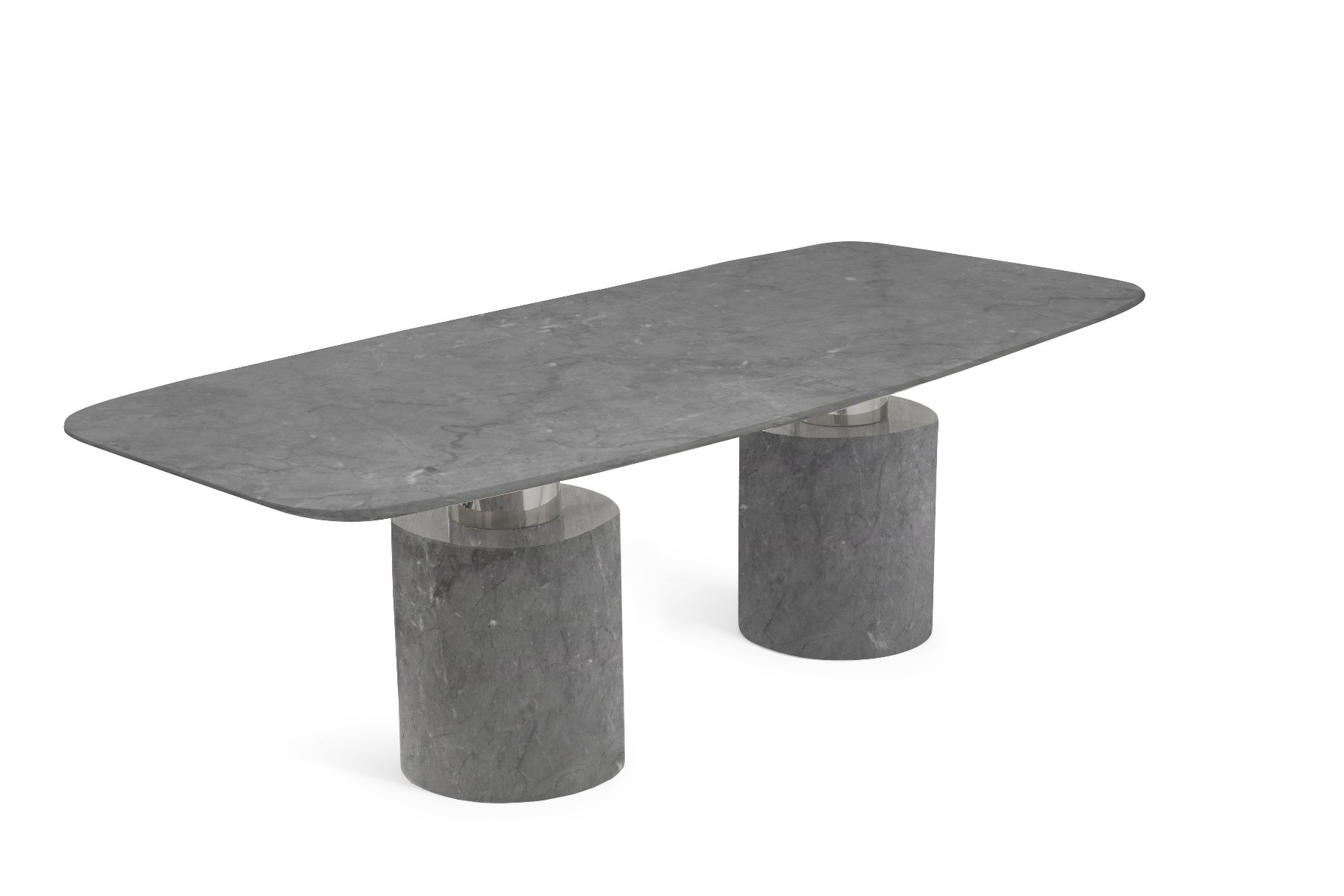 Photo 3 of Antonio 220cm grey marble dining table
