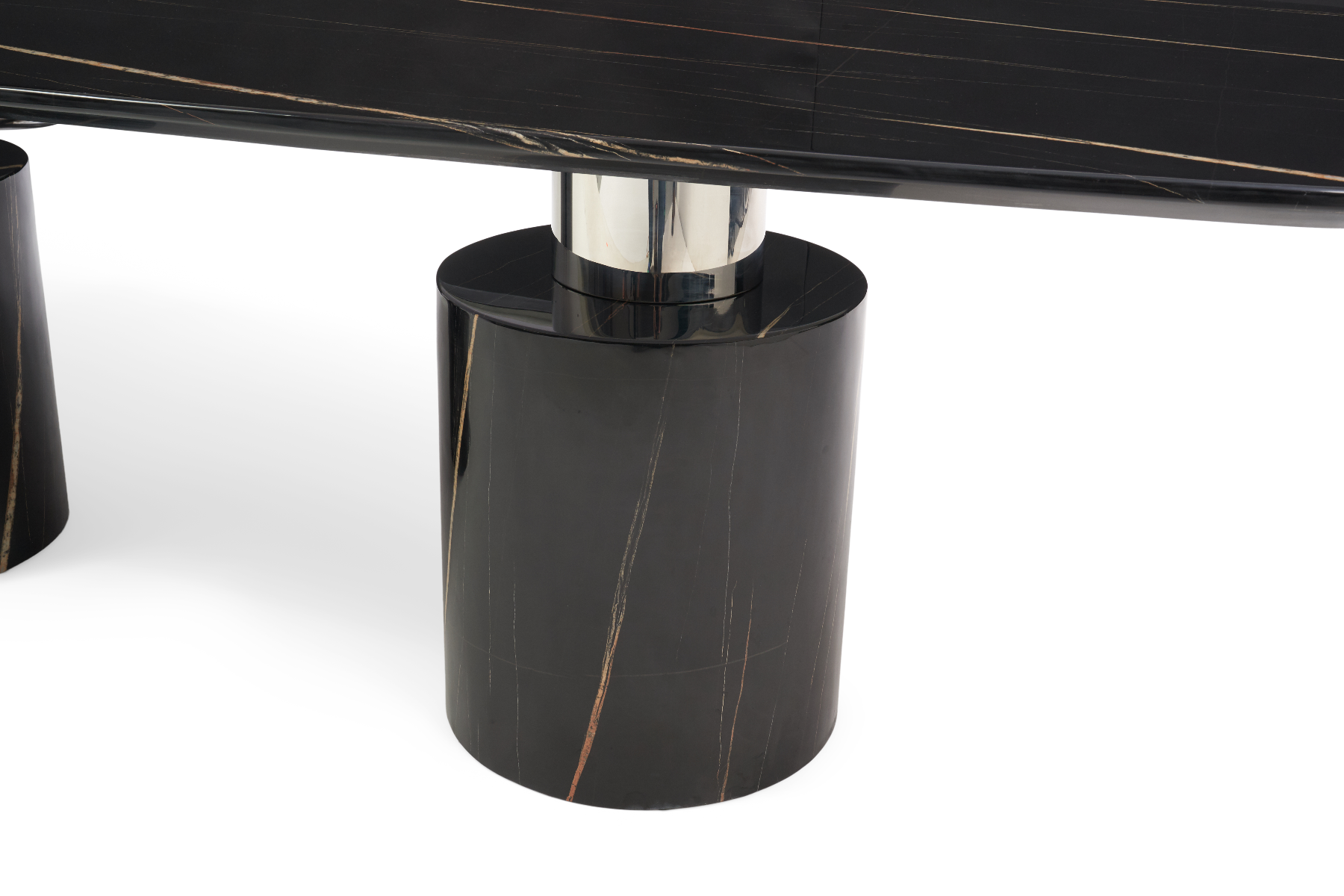 Photo 4 of Antonio 180cm black marble dining table