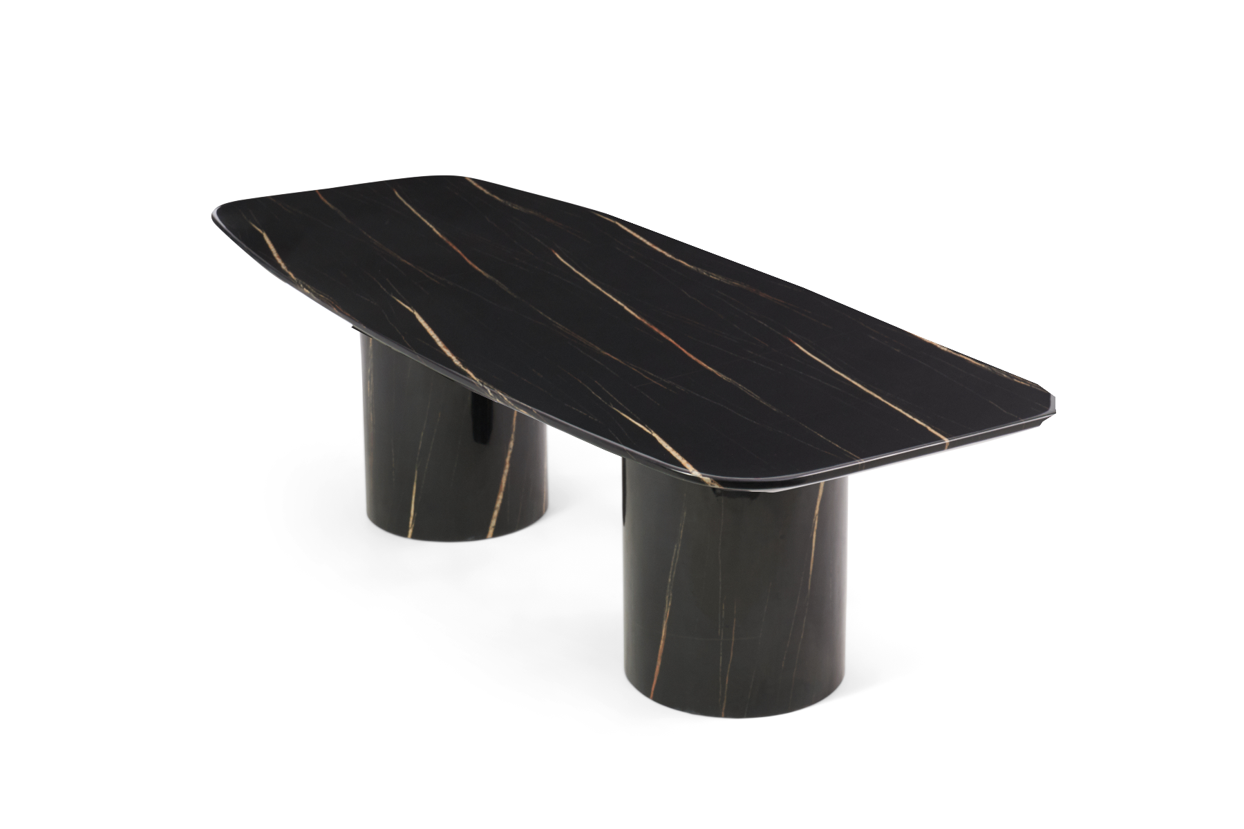 Photo 2 of Antonio 180cm black marble dining table