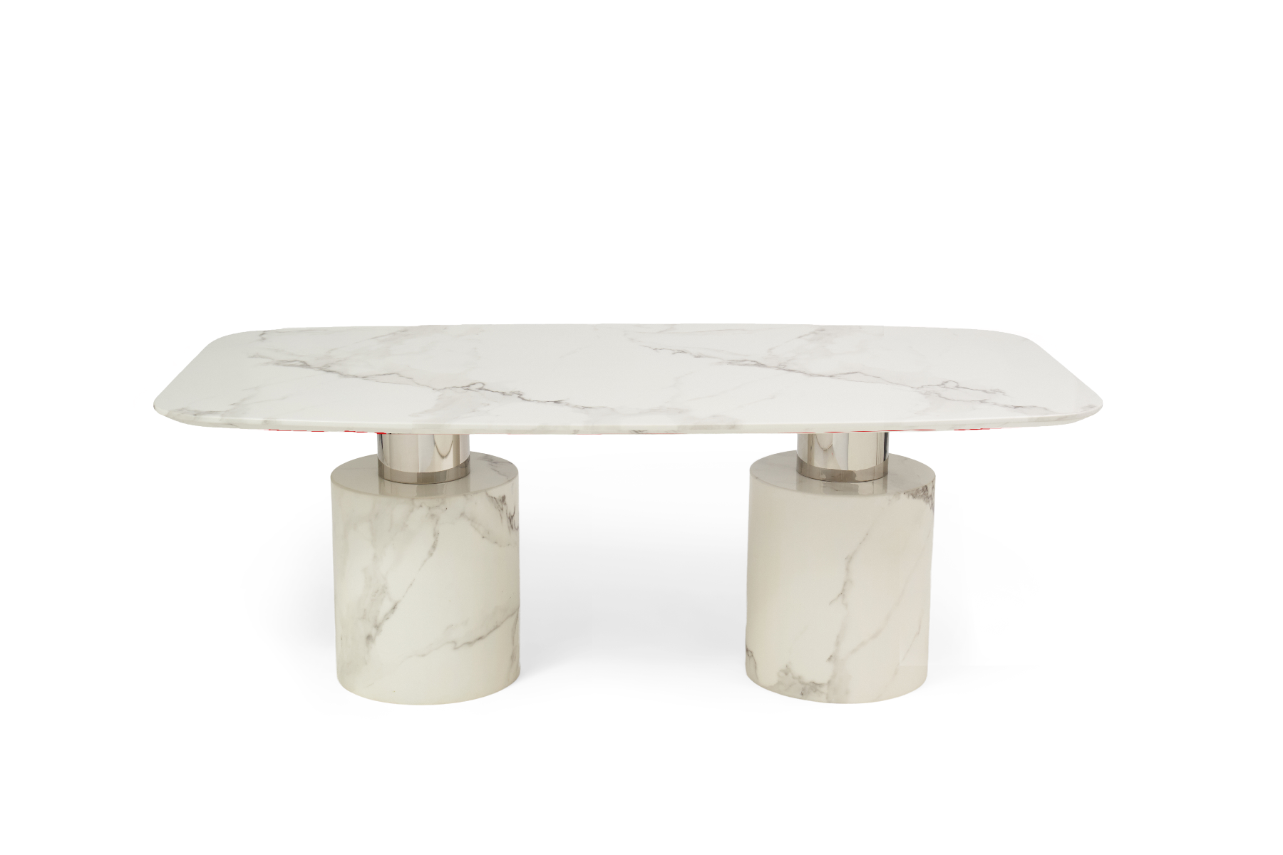 Photo 2 of Antonio 180cm white marble dining table