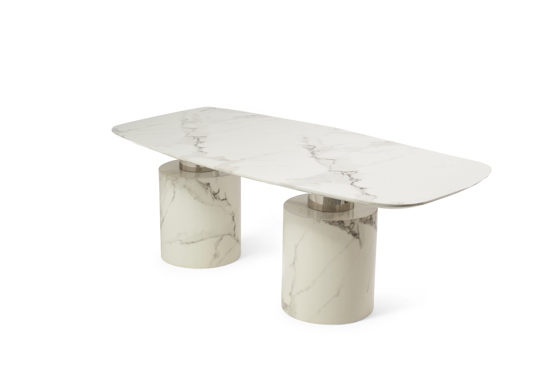 Photo 3 of Antonio 180cm white marble dining table