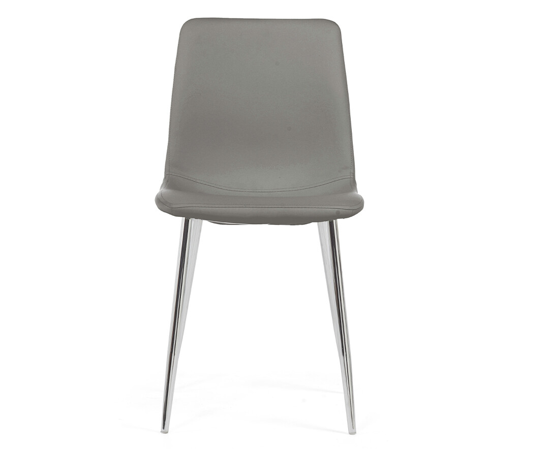 Product photograph of Grey Astrid Chairs from Oak Furniture Superstore