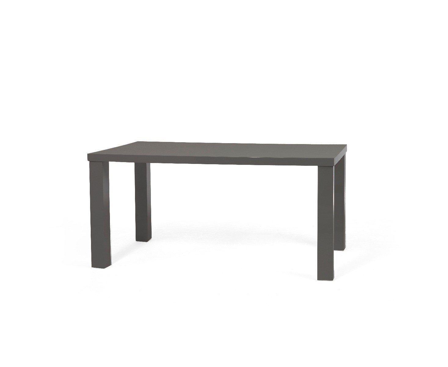 Photo 3 of Seattle 160cm dark grey high gloss dining table