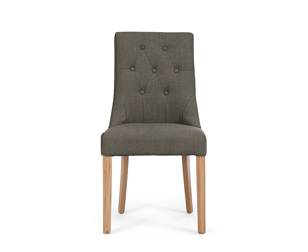 Product photograph of Grey Beatrix Chairs from Oak Furniture Superstore