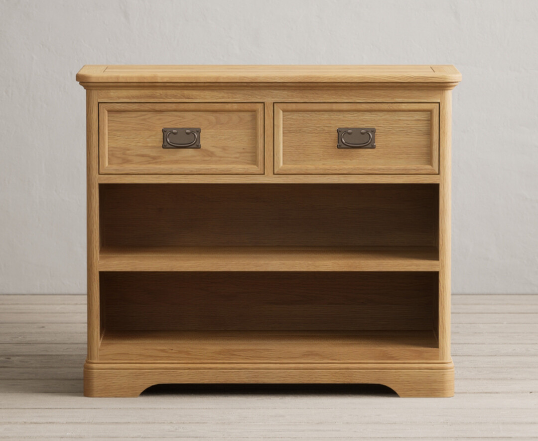 Bridstow Solid Oak Storage Console Table