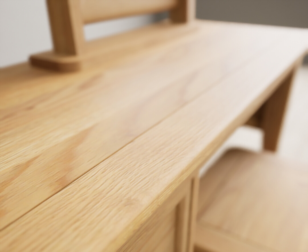 Product photograph of Bridstow Solid Oak Dressing Table from Oak Furniture Superstore.