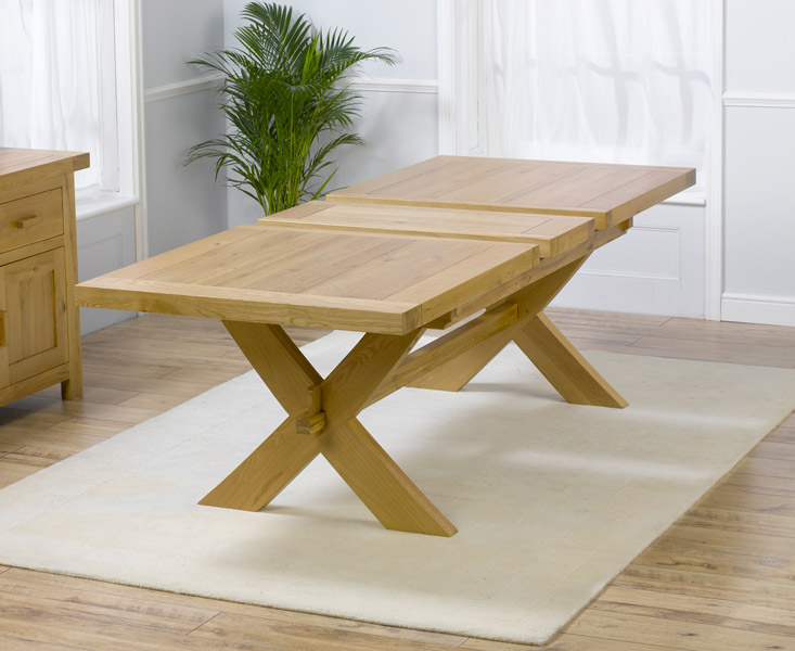 Photo 1 of Extending bordeaux 200cm oak dining table