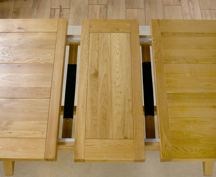 Photo 3 of Extending bordeaux 200cm oak dining table
