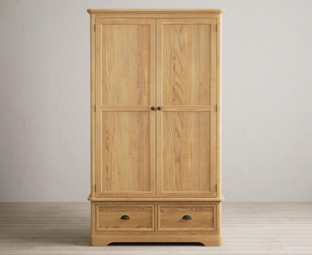 Bridstow Solid Oak Double Wardrobe