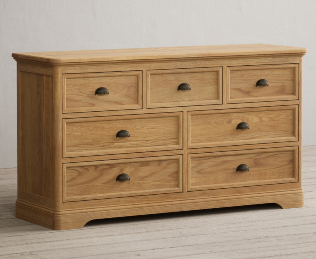 Photo 1 of Bridstow solid oak wide chest of drawers