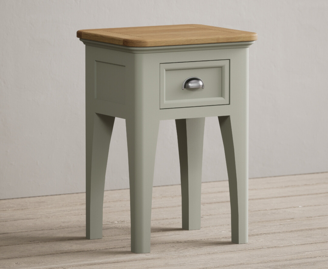 Photo 1 of Bridstow soft green painted 1 drawer bedside