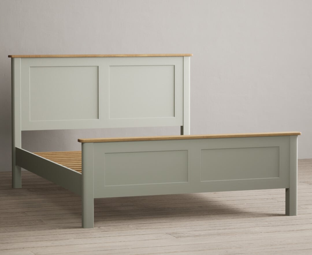 Bridstow Soft Green Painted Double Bed