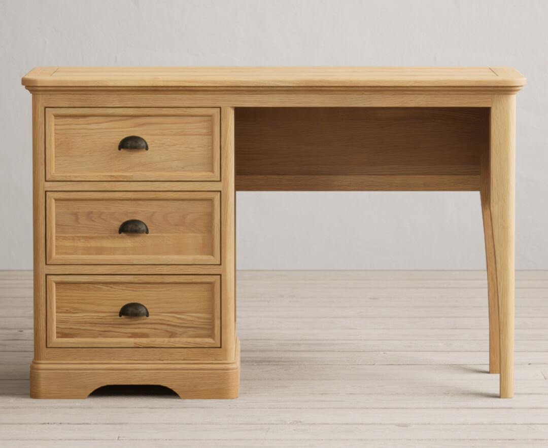 Product photograph of Bridstow Solid Oak Dressing Table from Oak Furniture Superstore
