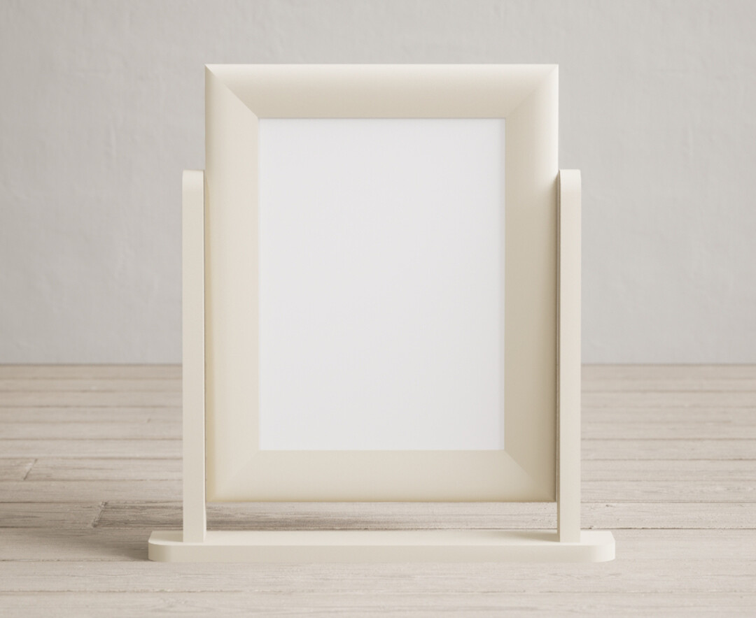 Product photograph of Cream Painted Dressing Table Mirror from Oak Furniture Superstore