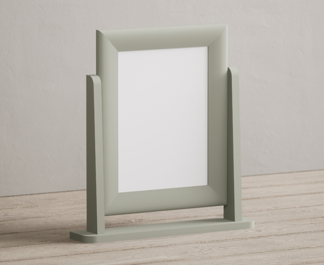 Photo 1 of Soft green painted dressing table mirror
