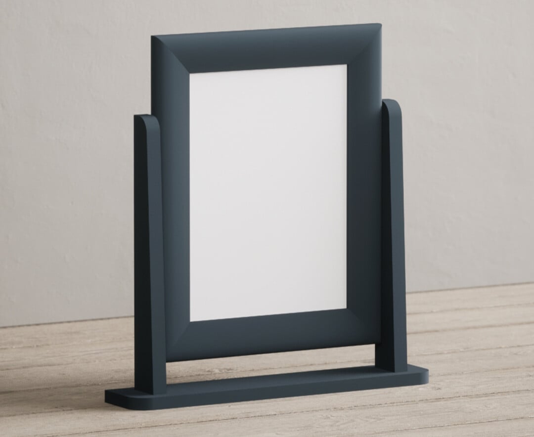 Blue painted Dressing table Mirror