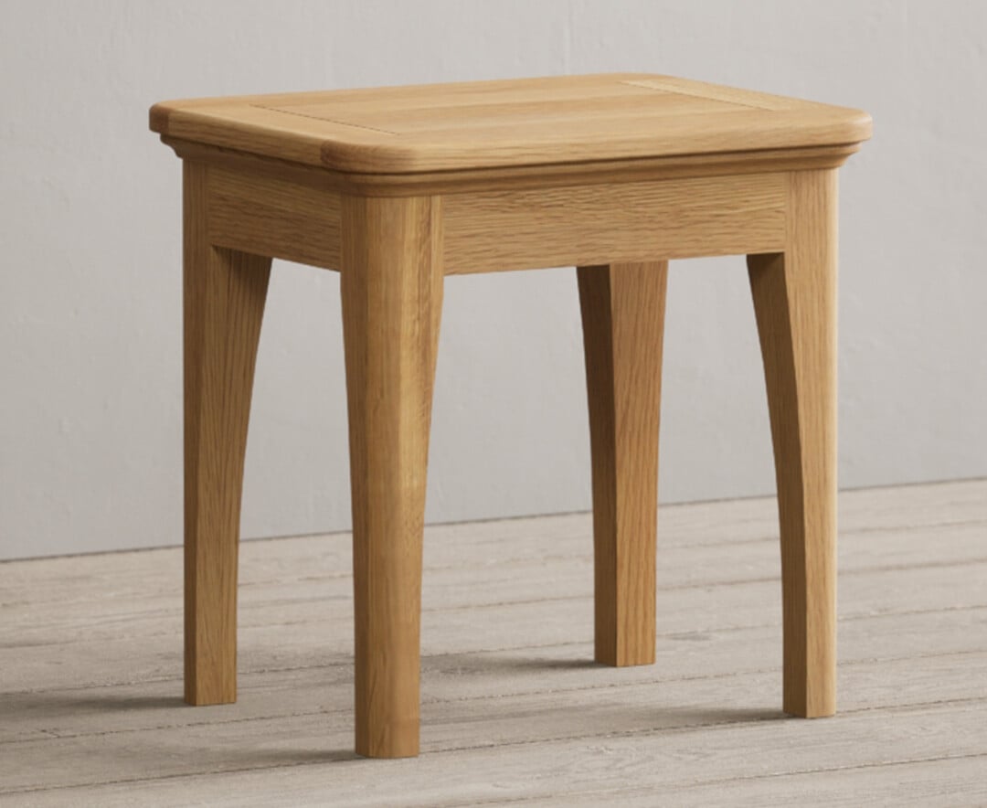 Cambridge Solid Oak Dressing Stool