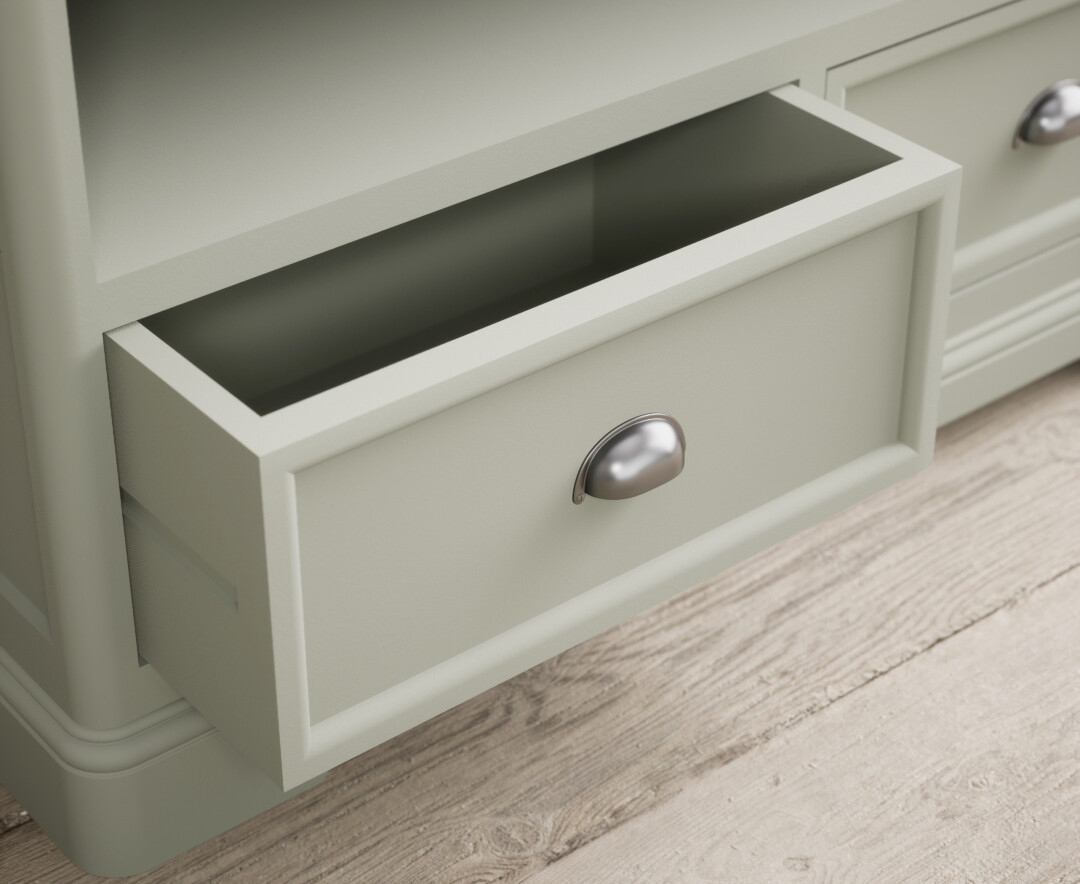 Photo 2 of Bridstow soft green painted corner tv cabinet