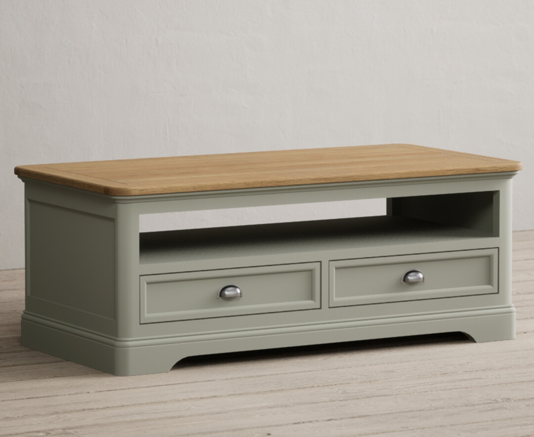 Photo 1 of Bridstow soft green painted coffee table