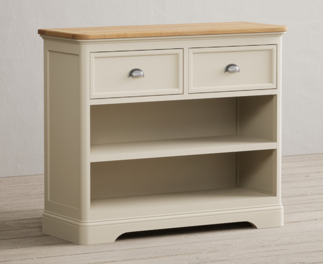 Photo 1 of Bridstow oak and cream painted storage console table