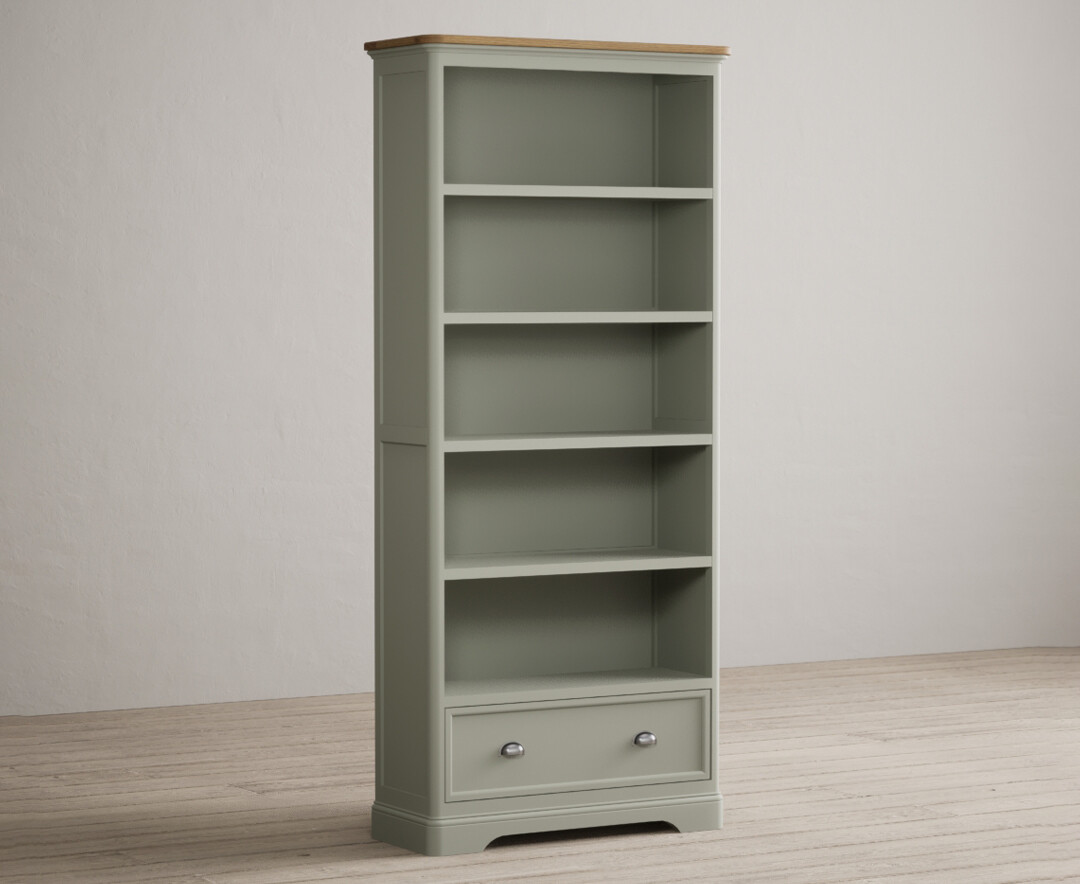 Photo 1 of Bridstow soft green painted tall bookcase