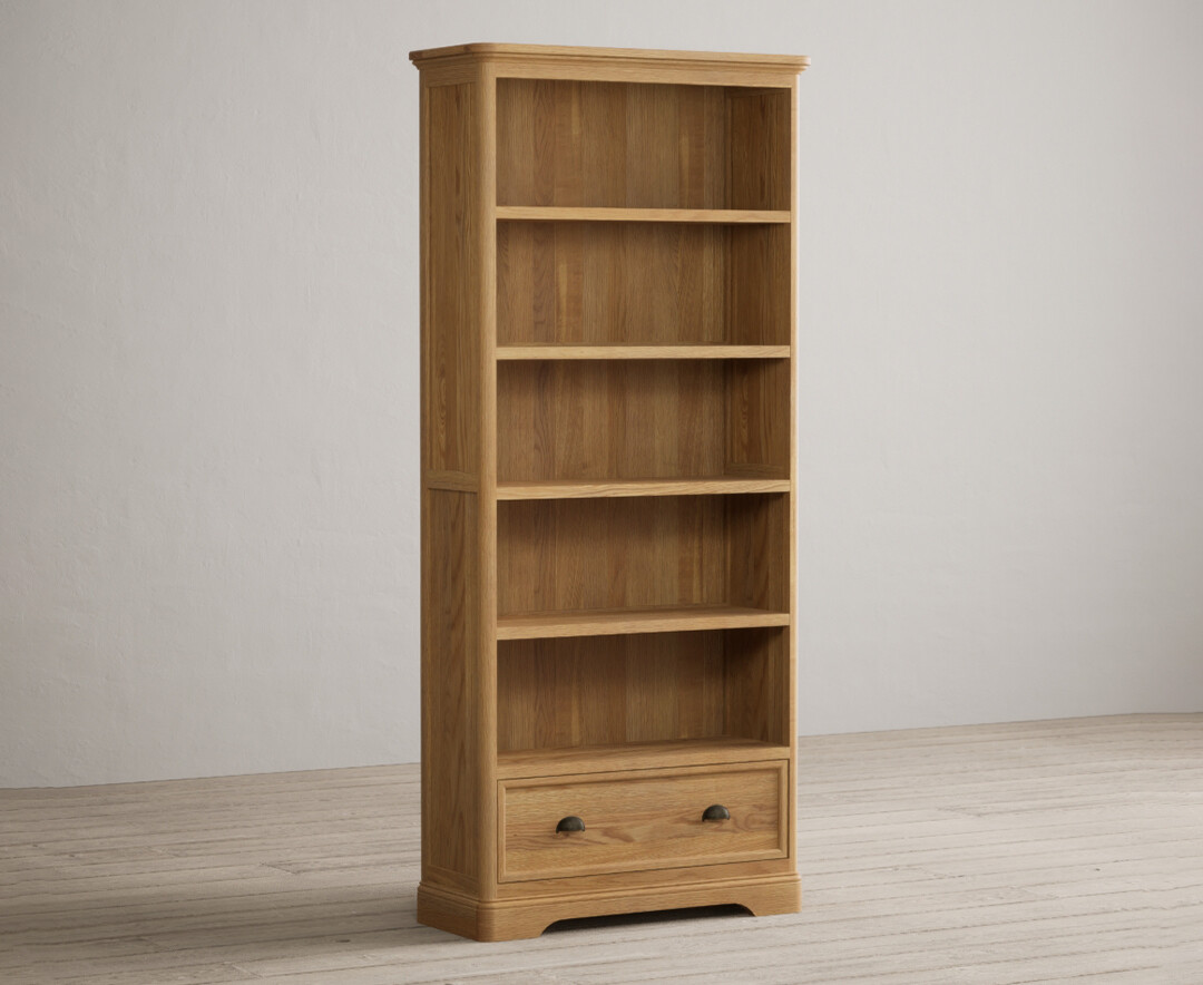 Photo 1 of Bridstow solid oak tall bookcase
