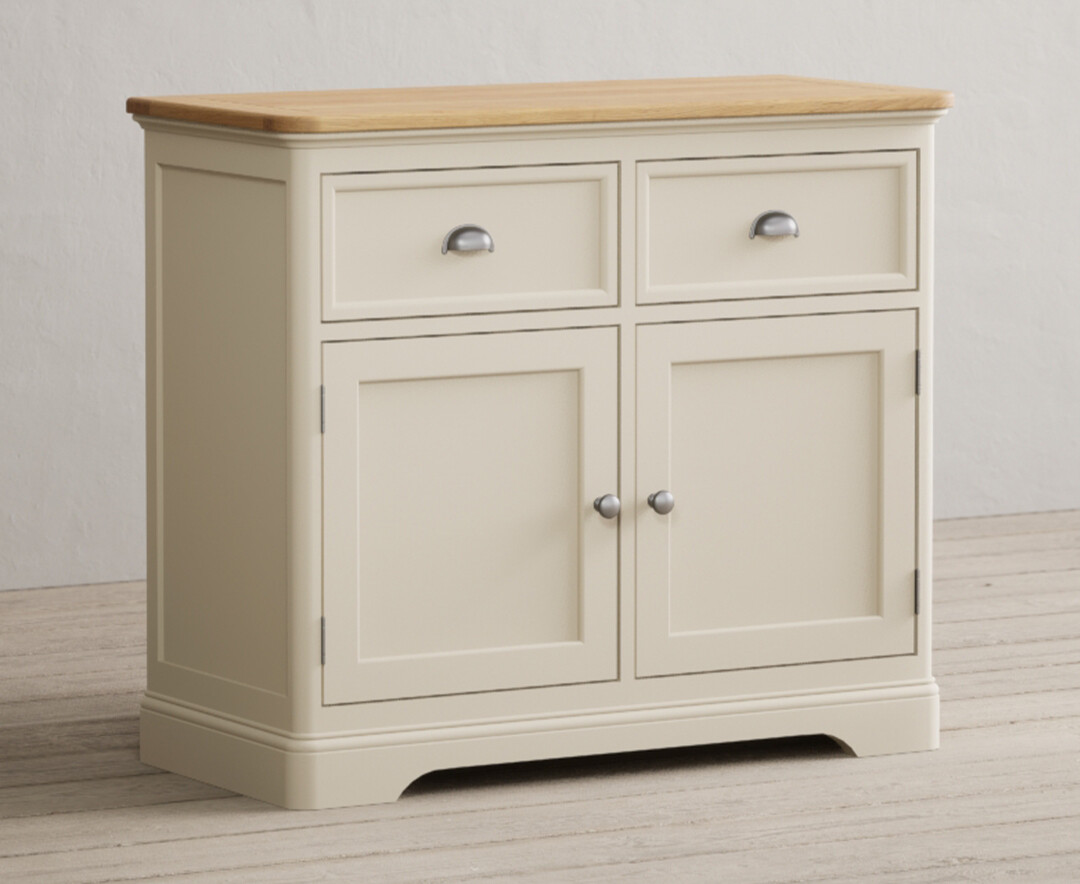 Photo 1 of Bridstow oak and cream painted small sideboard
