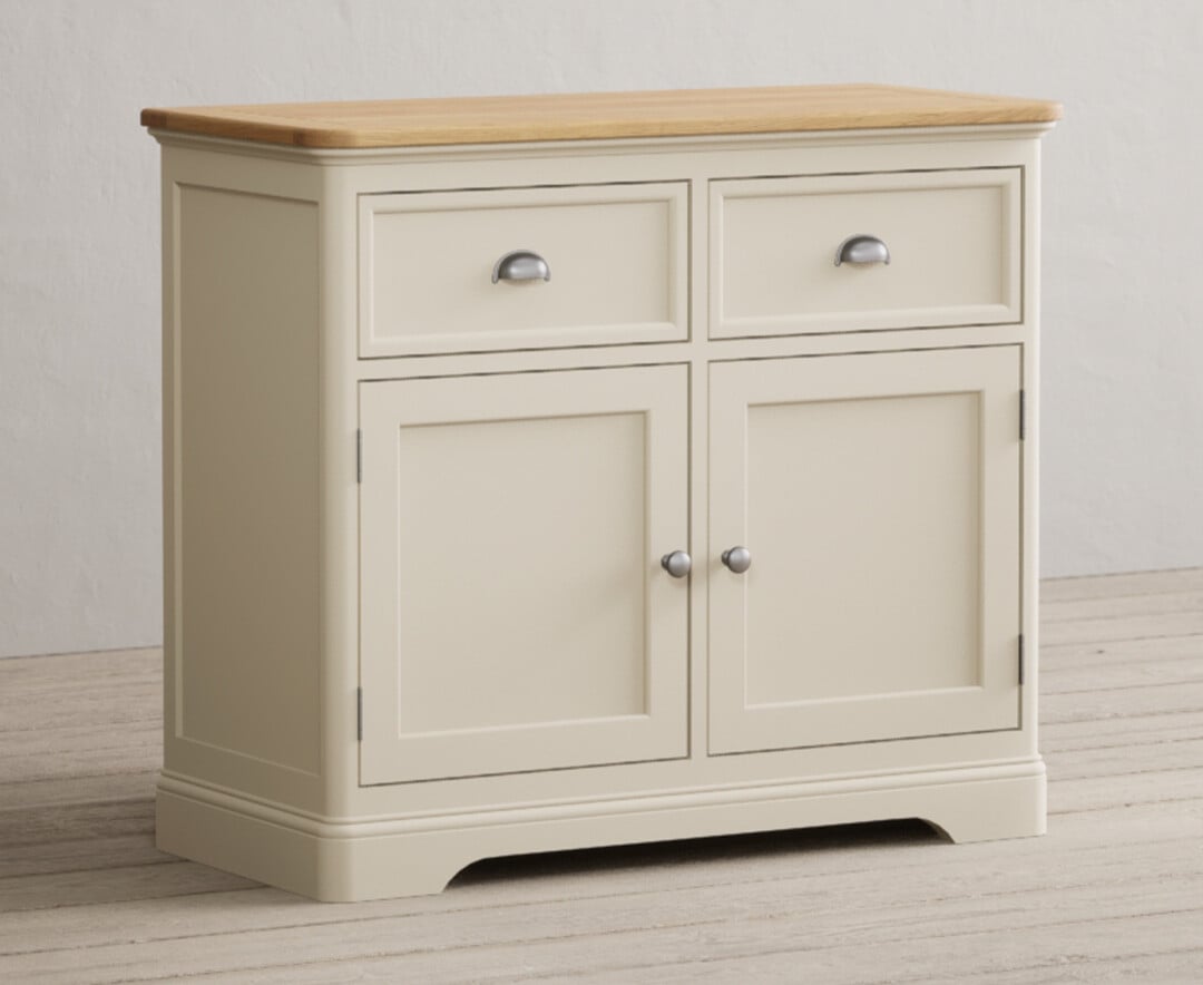 Madley Oak and Cream Painted Small Sideboard
