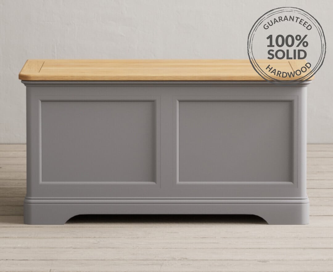 Grey sales blanket box