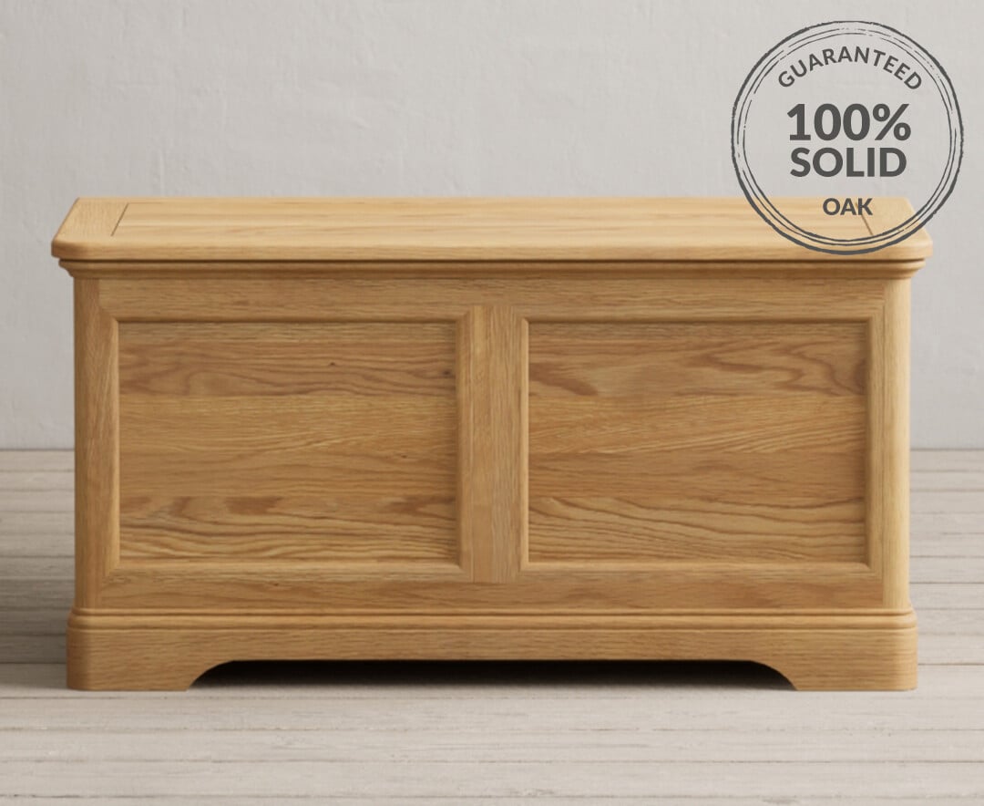Solid wood blanket shop box
