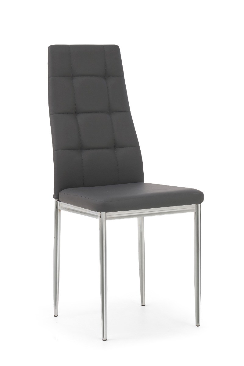 Photo 2 of Angelo grey faux leather dining chairs