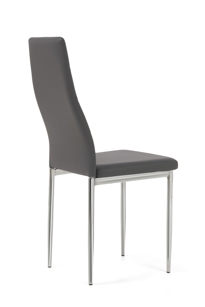 Photo 4 of Angelo grey faux leather dining chairs
