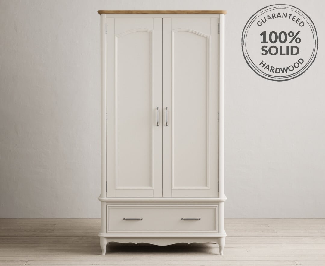 Oak white wardrobe discount